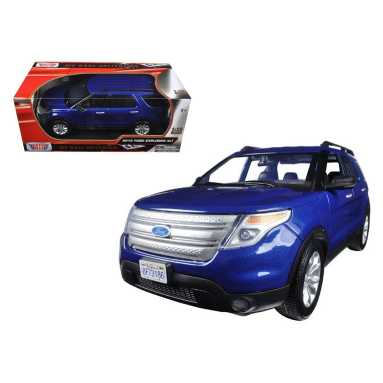 2015 Ford Explorer XLT Blue 1/18 Diecast Model Car - Walmart.com