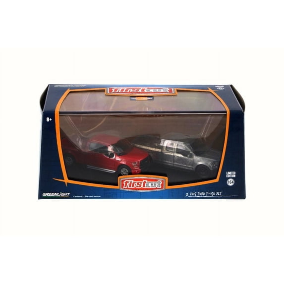 2015 Ford F-150 XLT Pick-Up Set, Greenlight 29828 - 1/64 Scale Diecast Model Toy Car