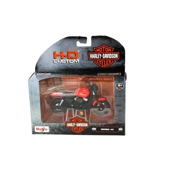 2015 Harley Davidson Street 750, Red and Black - Maisto 31360/40 - 1/18 scale Diecast Motorcycle