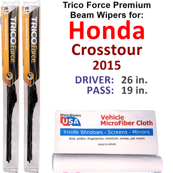 2015 Honda Crosstour Performance Beam Wipers (Set of 2)
