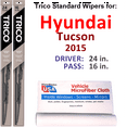 thumbnail image 1 of 2015 Hyundai Tucson Wiper Blades (Set of 2), 1 of 3