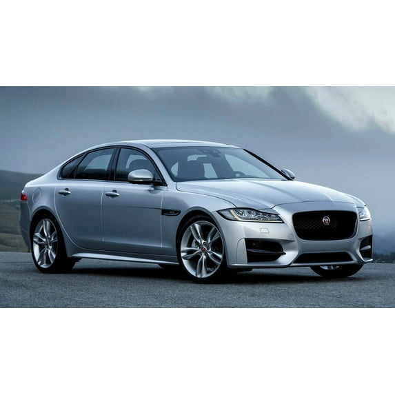 2015 Jaguar XF R-Sport - 20x30 Inch Glossy Laminated Poster - Stunning Detail and Bold Colors