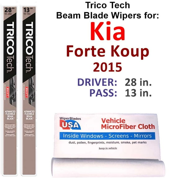 2015 Kia Forte Koup Beam Blade Wipers (Set of 2)