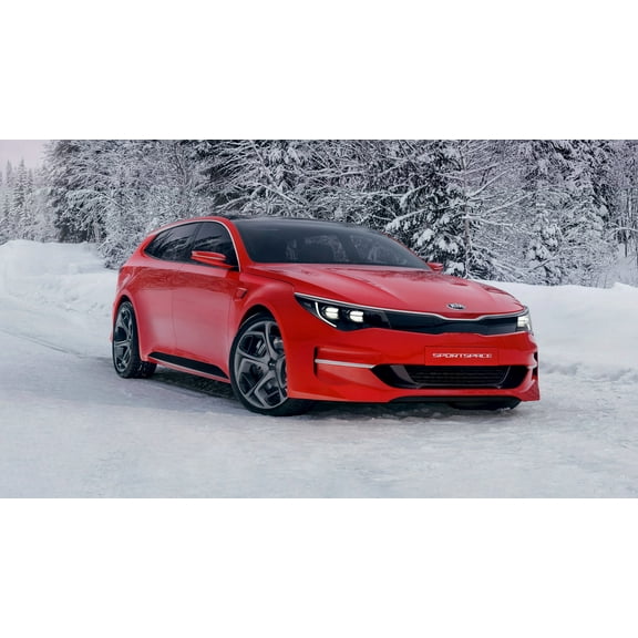 2015 Kia Sportspace Concept - 12x18 Inch Laminated Poster - Stunning Detail and Bold Colors