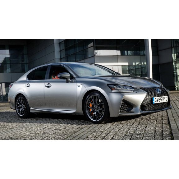 2015 Lexus GS F UK Car - 24x36 Inch Laminated Poster - Stunning Detail and Bold Colors