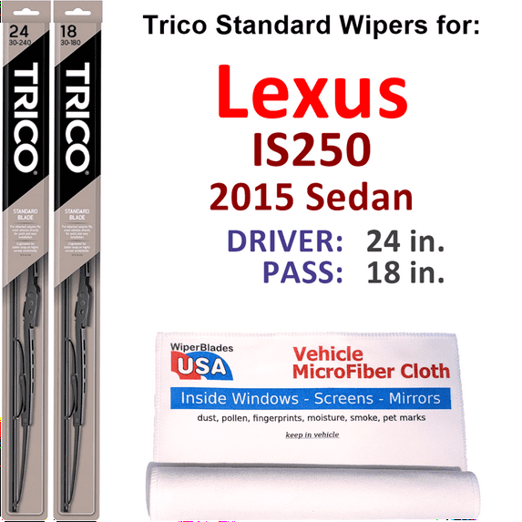 2015 Lexus IS250 Wiper Blades (Set of 2)