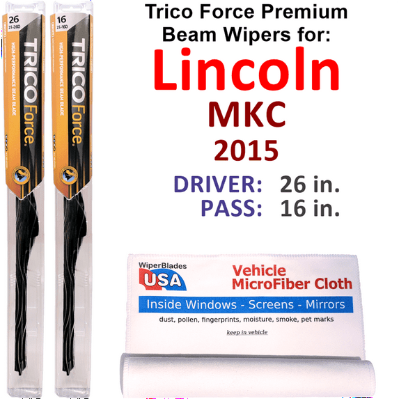 2015 Lincoln MKC Performance Beam Wipers (Set of 2)