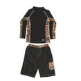 thumbnail image 1 of 2015 Long Sleeve Rash Guard & Board Shorts Set, Girra Kool - Size 10, 1 of 1