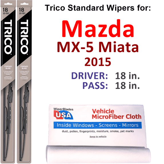 2015 Mazda MX-5 Miata Wiper Blades (Set of 2)