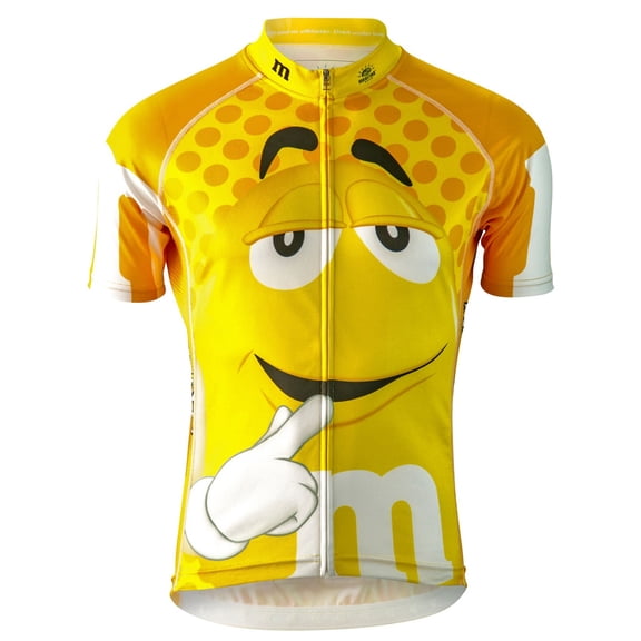 2015 Men's M&Ms Yellow Cycling Jersey - MMYE-M