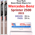 thumbnail image 1 of 2015 Mercedes-Benz Sprinter 2500 Beam Blade Wipers (Set of 2), 1 of 3