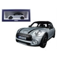 thumbnail image 1 of 2015 Mini Cooper S Silver Metallic and Black 1/18 Diecast Model Car by Norev, 1 of 1