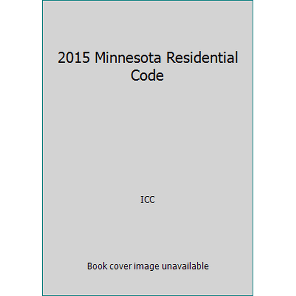 Pre-Owned 2015 Minnesota Residential Code (Unknown) 1609835808 9781609835804
