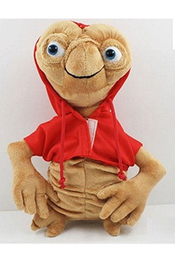 2015 New Red ET Extra Terrestrial Alien Stuffed Plush Doll With Hoodie Collection Toy