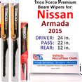 thumbnail image 1 of 2015 Nissan Armada Performance Beam Wipers (Set of 3) w/Rear Wiper, 1 of 3