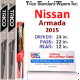 thumbnail image 1 of 2015 Nissan Armada Wiper Blades (Set of 3) w/Rear Wiper, 1 of 3