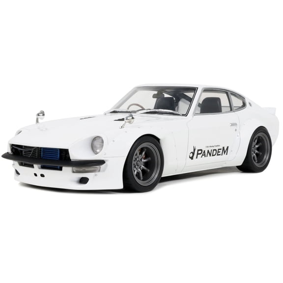 2015 Nissan PANDEM Fairlady Z RHD (Right Hand Drive) White Limited Edition to 2000 pieces 1/18 Model Car by Otto Mobile