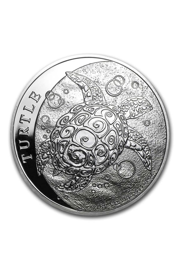 2015 Niue 1 oz Silver $2 Hawksbill Turtle