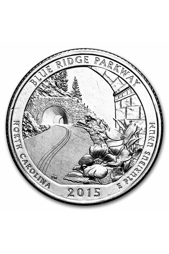 2015-P ATB Quarter Blue Ridge Parkway BU