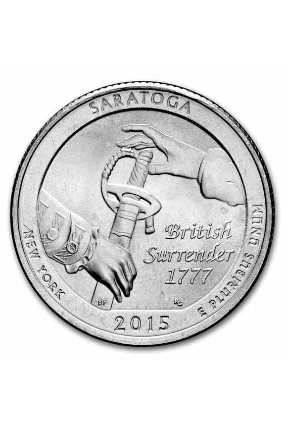2015-P ATB Quarter Saratoga National Historical Park BU