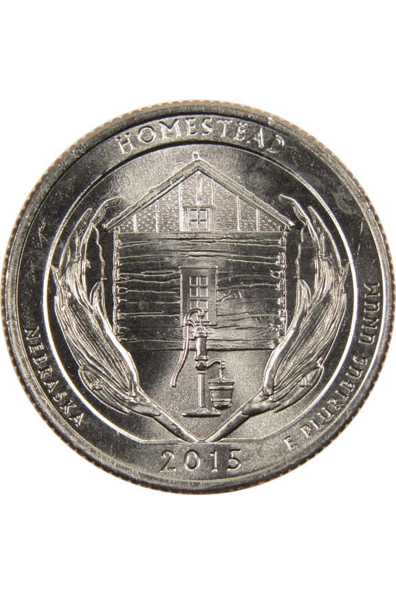 2015 P Homestead National Park Quarter BU Uncirculated Clad 25c Coin