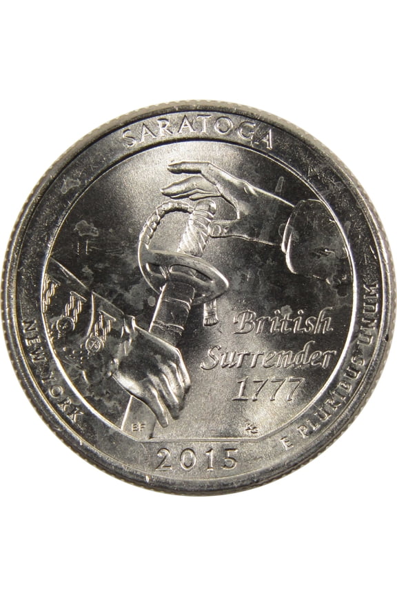 2015 P Saratoga National Historical Park Quarter Uncirculated Clad 25c