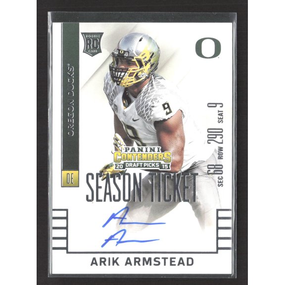 2015 Panini Contenders Draft Picks Arik Armstead #154 RC