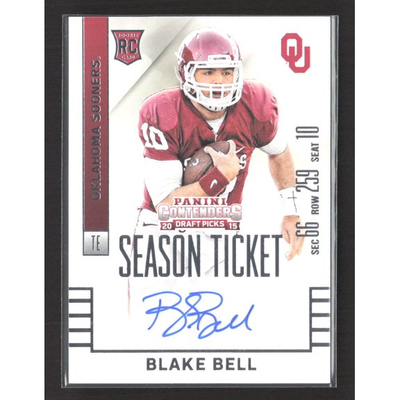 2015 Panini Contenders Draft Picks Blake Bell #155 RC