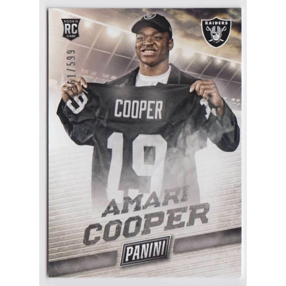 2015 Panini Fathers Day Rookies Amari Cooper #28 Rookie Insert Promo Serial # Oakland Raiders Oakland Raiders NFL Football Trading Card
