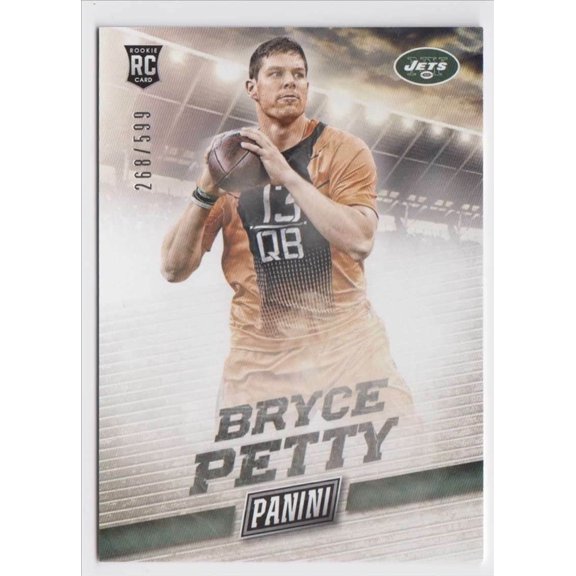 2015 Panini Fathers Day Rookies Bryce Petty #32 Rookie Insert Promo NY Jets New York Jets NFL Football Trading Card
