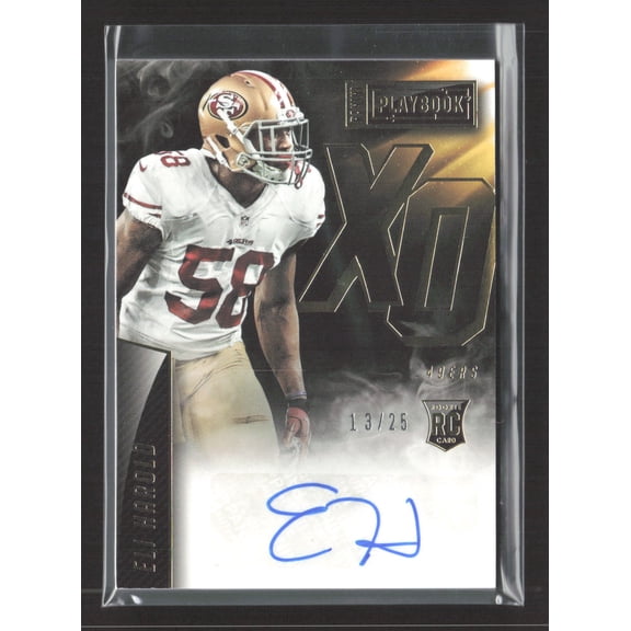2015 Panini Playbook Eli Harold #XO-EH /25 RC