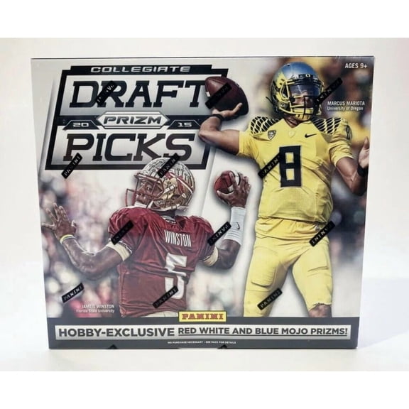 2015 Panini Prizm Draft Picks Football Factory Sealed Hobby Box 2 Auto