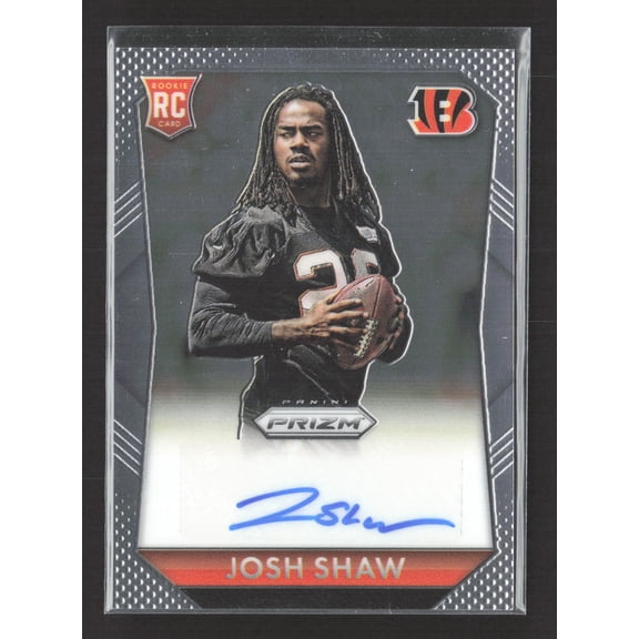 2015 Panini Prizm Josh Shaw Cincinnati Bengals Autographed Rookie Card Trading Card #RS-JS