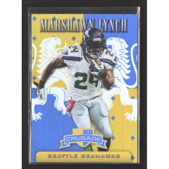 2015 Panini Rookies & Stars Crusade Marshawn Lynch #C24 Blue Gold