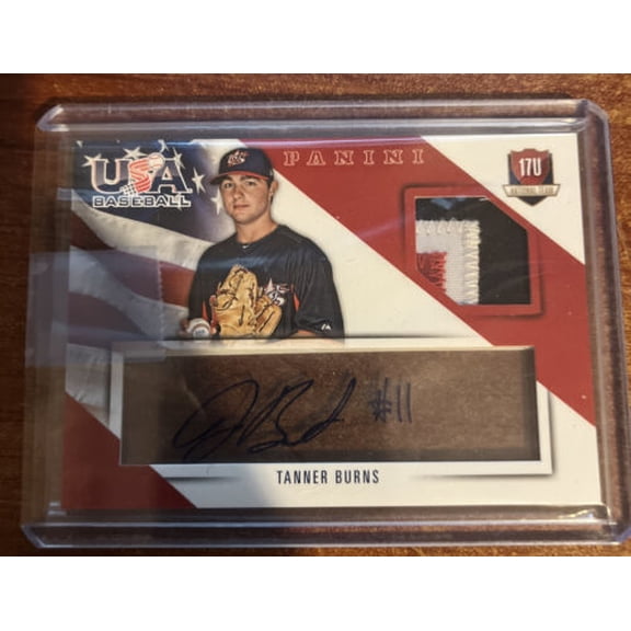 2015 Panini USA Baseball Tanner Burns #10 Memorabilia