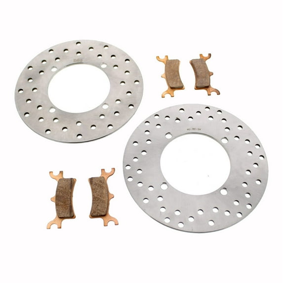 2015 Polaris Sportsman 570 Forest Quad Rear Brake Rotors and Brake Pads
