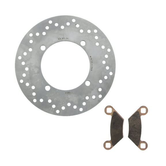 2015 Polaris Sportsman 570 Rear Brake Rotor and Rear Severe Duty Brake Pads