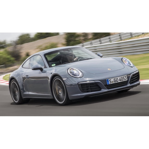 2015 Porsche 911 Carrera - 24x36 Inch Glossy Laminated Poster - Stunning Detail and Bold Colors