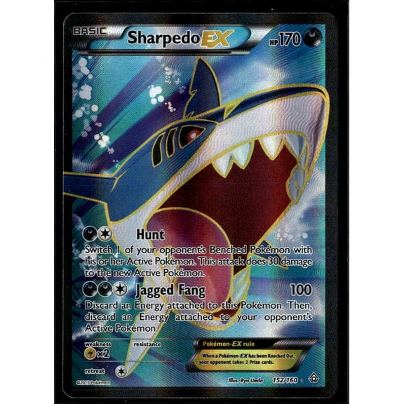 2015 Primal Clash Sharpedo EX Holo Rare FA #152/160