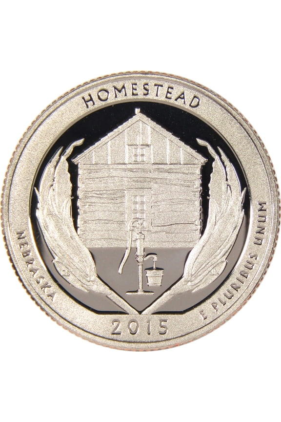 2015 S Homestead National Monument of America Quarter Clad 25c Proof