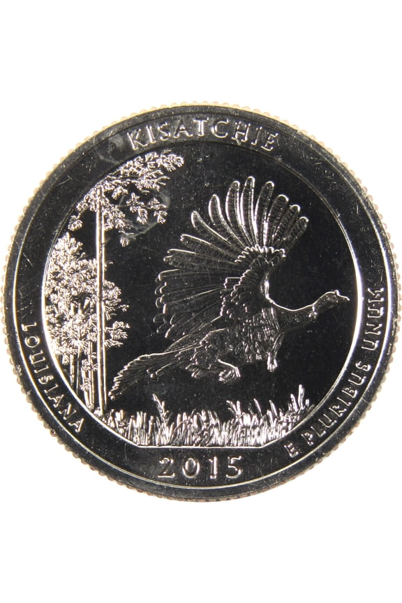 2015 S Kisatchie NF National Park Quarter BU Uncirculated Clad Coin