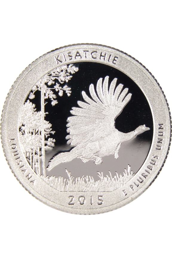 2015 S Kisatchie National Forest Quarter Silver Proof 25c Coin