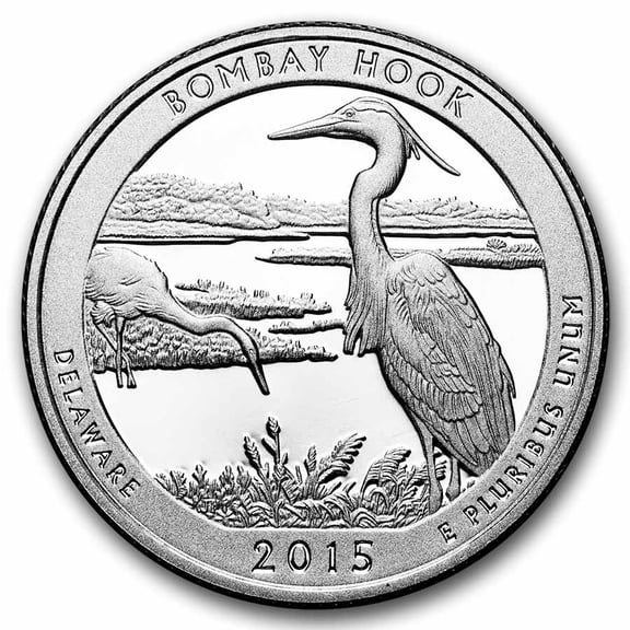 2015-S Quarter ATB Bombay Hook National Wildlife Proof(Silver)