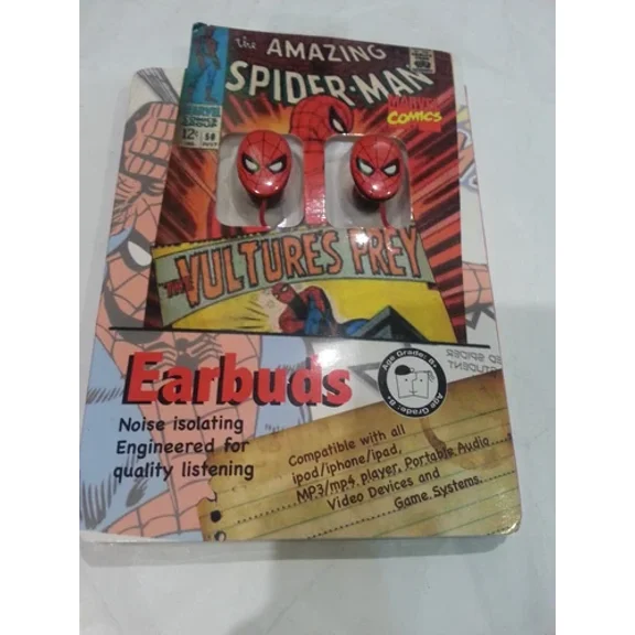 2015 Sakar'S The Amazing Spider-Man Earbuds