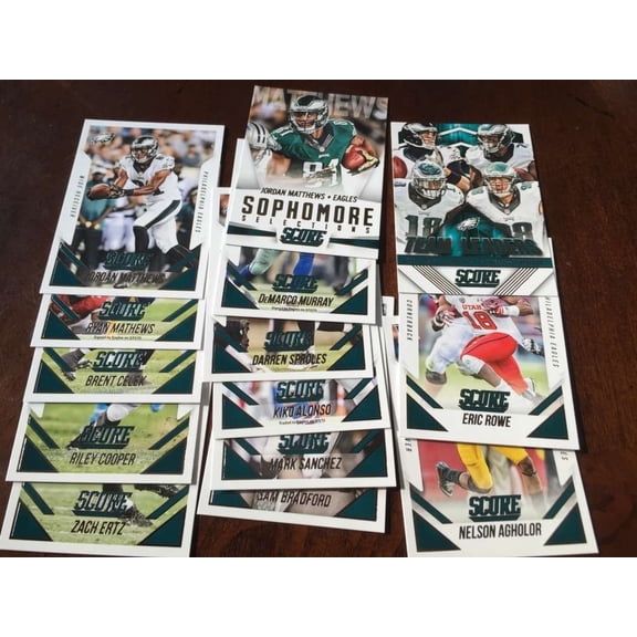 2015 Score Master w RC,Inserts Philadelphia Eagles Team Set 14 Cards 2 Inserts