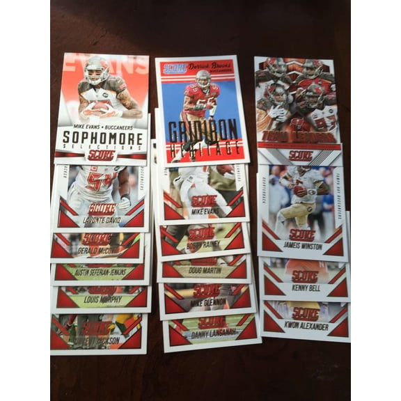 2015 Score Master w RC,Inserts Tampa Bay Buccaneers Team Set 16 Cards 3 Inserts Jameis Winston RC