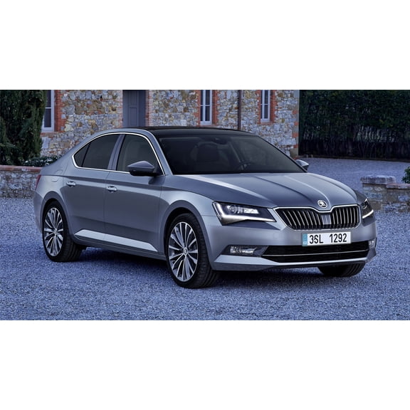 2015 Skoda Superb - 24x36 Inch Laminated Poster - Stunning Detail and Bold Colors