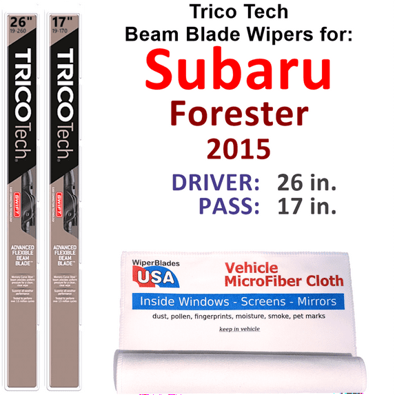 2015 Subaru Forester Beam Blade Wipers (Set of 2)
