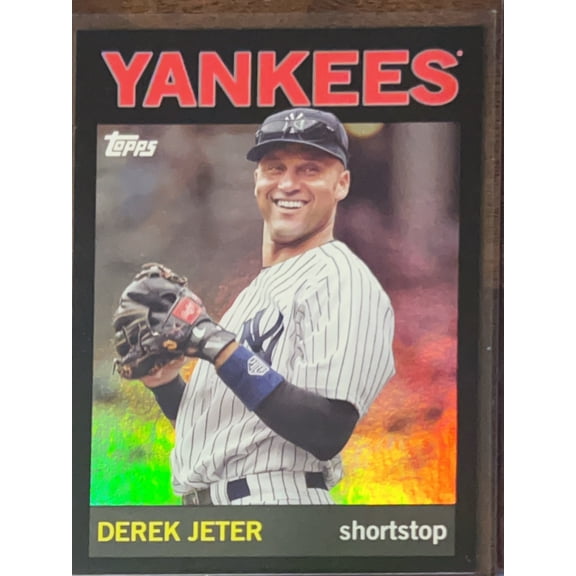 2015 Topps Archives Derek Jeter #21 Silver Foil New York Yankees MLB Baseball Trading Card