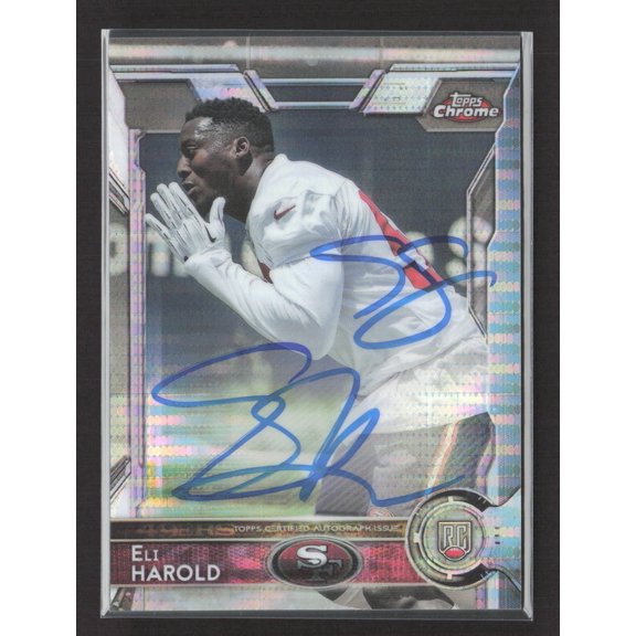 2015 Topps Chrome Eli Harold #158 Pulsar Refractor RC